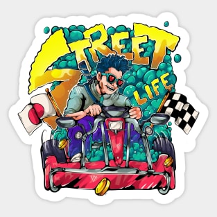 Street Life japan Sticker